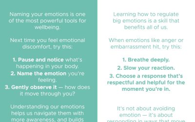 Experiencing big emotions? Try this: