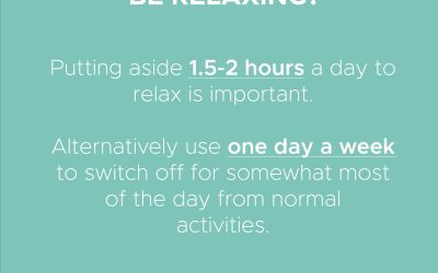 How Often Should I Be Relaxing?