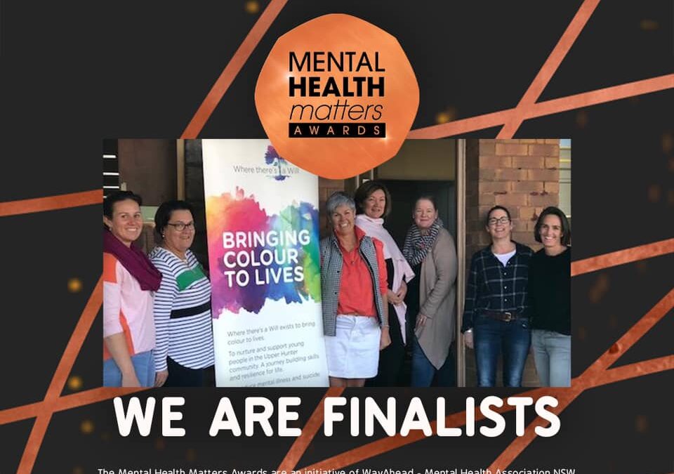 We are finalists in the Mental Health Matters Awards
