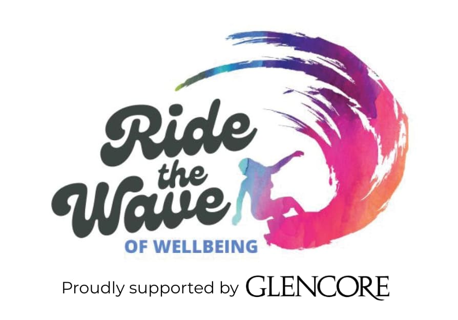 Ride the Wave of Wellbeing proudly supported by Glencore