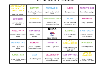 Top Strengths BINGO