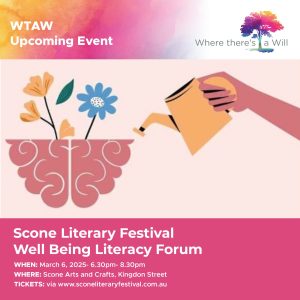 Scone Literary Festival – Wellbeing Literacy Forum