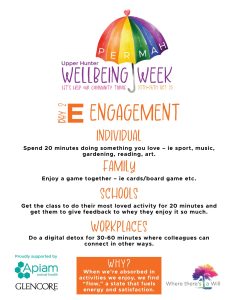 Wellbeing Week Day 2 – E for Engagement