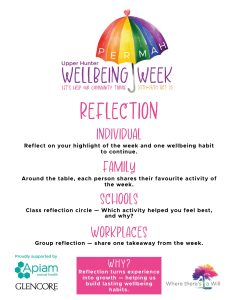 Wellbeing Week Day 7 – Reflection